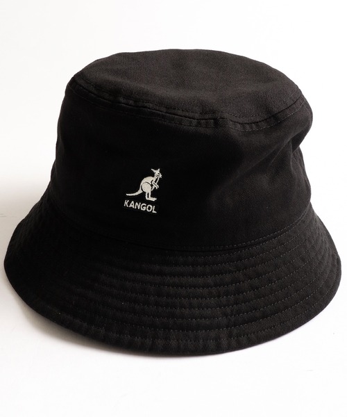 KANGOL（カンゴール）の「Washed Bucket ウォッシュドバケットハット（ハット・メンズ・ベージュ/ダークグリーン/ネイビー/ブラック/ホワイト/カーキ/ホワイト系その他・M/L/XL）」の13枚目の写真