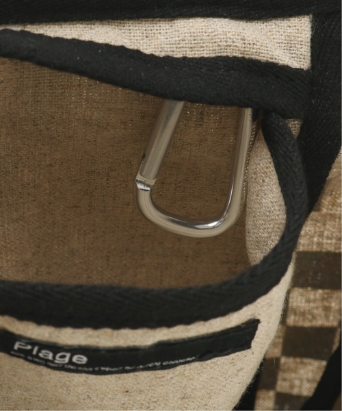 plage（プラージュ）の「Flag check バッグ◆（トートバッグ・レディース・ブラック・FREE）」の3枚目の写真