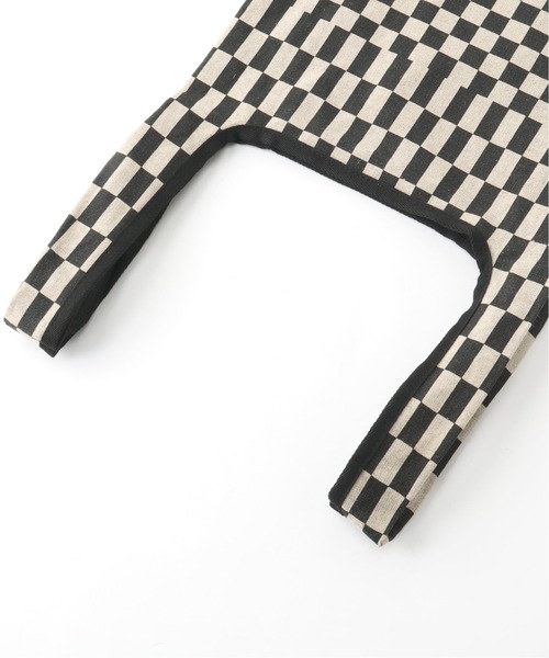 plage（プラージュ）の「Flag check バッグ◆（トートバッグ・レディース・ブラック・FREE）」の2枚目の写真