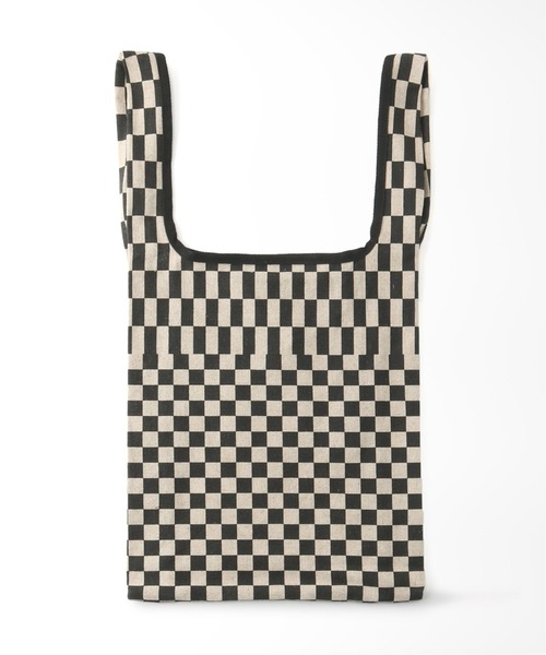 plage（プラージュ）の「Flag check バッグ◆（トートバッグ・レディース・ブラック・FREE）」の11枚目の写真