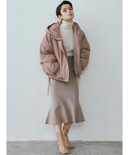 LAGUNAMOON（ラグナムーン）の「ベーシックリブタートルネックプルオーバー（ニット/セーター・レディース・アイボリー/ブラック/マスタード/モカ・FREE）」の6枚目の写真