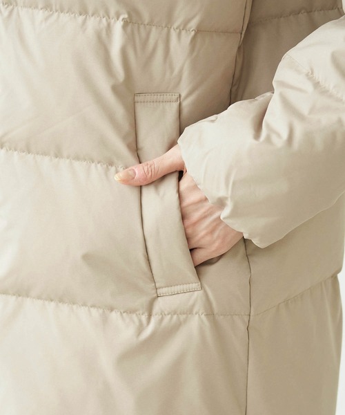 ROPE' PICNIC（ロペピクニック）の「ショールフードミドルダウンコート（ダウンジャケット/コート・レディース・ブラック/ダークブラウン・38/40）」の8枚目の写真