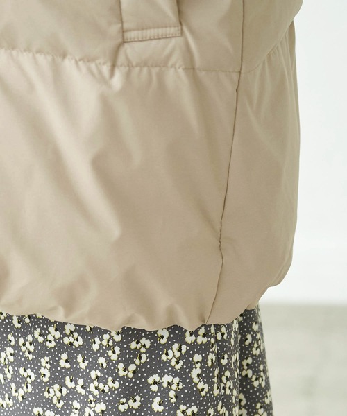 ROPE' PICNIC（ロペピクニック）の「ショールフードミドルダウンコート（ダウンジャケット/コート・レディース・ブラック/ダークブラウン・38/40）」の9枚目の写真