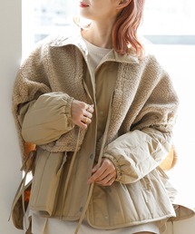 3wayボアミックスブルゾン