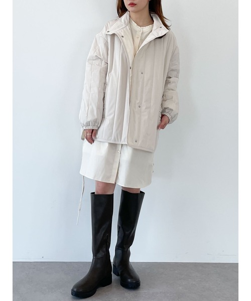 SLURR（スラ―）の「3wayボアミックスブルゾン（ブルゾン・レディース・アイボリー/ベージュ・FREE）」の15枚目の写真