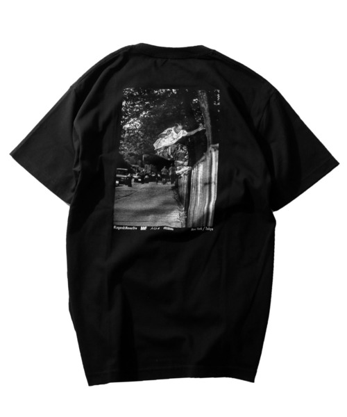 JOURNAL STANDARD（ジャーナルスタンダード）の「Vulture【HHF / ハロルド・ハンター 】RAIL（Tシャツ/カットソー・メンズ・ホワイト/ブラック・MEDIUM/LARGE/X-LARGE）」の2枚目の写真