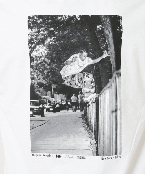 JOURNAL STANDARD（ジャーナルスタンダード）の「Vulture【HHF / ハロルド・ハンター 】RAIL（Tシャツ/カットソー・メンズ・ホワイト/ブラック・MEDIUM/LARGE/X-LARGE）」の20枚目の写真