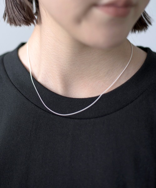 SETUP7(セットアップセブン)の「【SETUP7】シルバーチェーンネックレス STYLE-B NKS(ネックレス・レディース・シルバー/シルバー系その他3/シルバー系その他・FREE)」の6枚目の写真