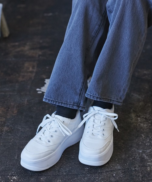 WEGO（ウィゴー）の「WEGO/ライトソールスニーカー（スニーカー・レディース・ホワイト/ブラック・SMALL/MEDIUM/LARGE）」の21枚目の写真