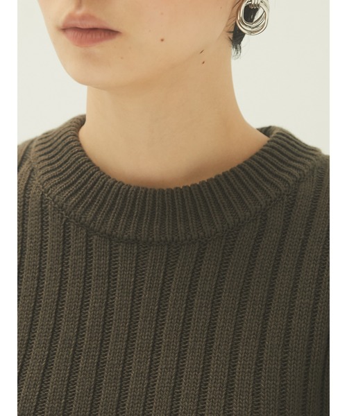 armonia(アルモニーア)の「armonia・フリルニットセットワンピース*(ワンピース・レディース・グレー/カーキ・FREE)」の11枚目の写真