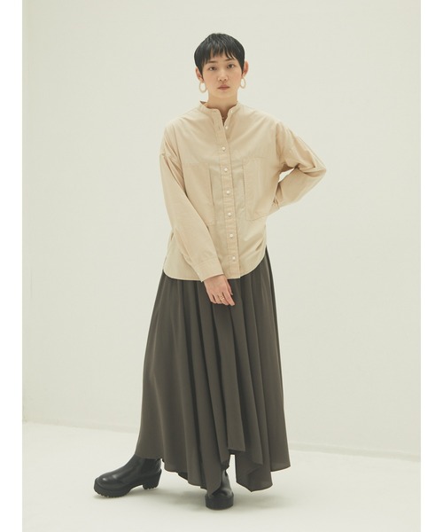 armonia(アルモニーア)の「armonia・フリルニットセットワンピース*(ワンピース・レディース・グレー/カーキ・FREE)」の12枚目の写真