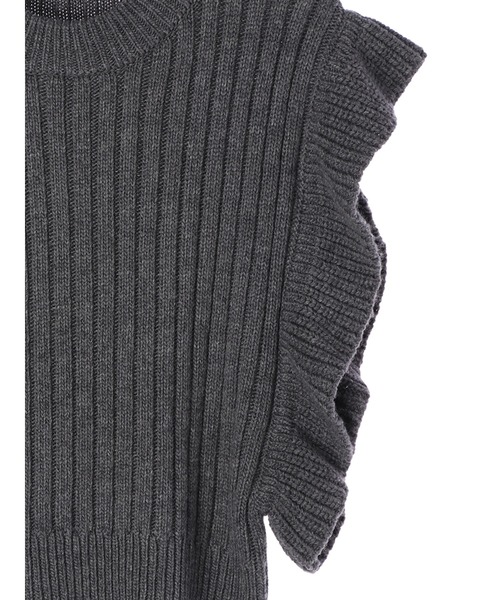 armonia(アルモニーア)の「armonia・フリルニットセットワンピース*(ワンピース・レディース・グレー/カーキ・FREE)」の16枚目の写真