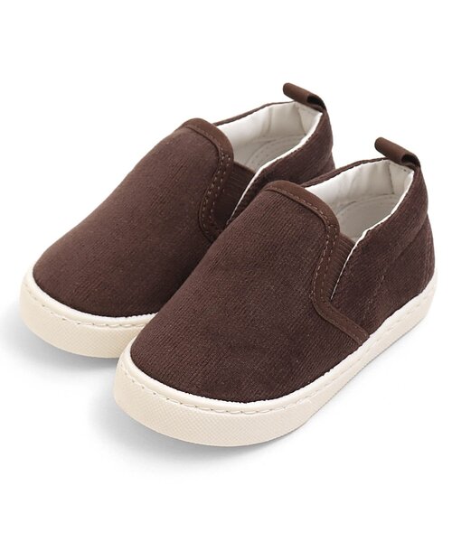 Ampersand（アンパサンド）の「バラエティースリッポン（スリッポン・キッズ・アイボリー/キャメル/ブラック/ダークブラウン/ピンク/グリーン・13/17/18/20/14/16/19/15 ）」の3枚目の写真