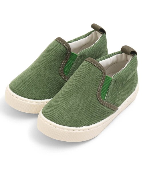 Ampersand（アンパサンド）の「バラエティースリッポン（スリッポン・キッズ・アイボリー/キャメル/ブラック/ダークブラウン/ピンク/グリーン・13/17/18/20/14/16/19/15 ）」の4枚目の写真