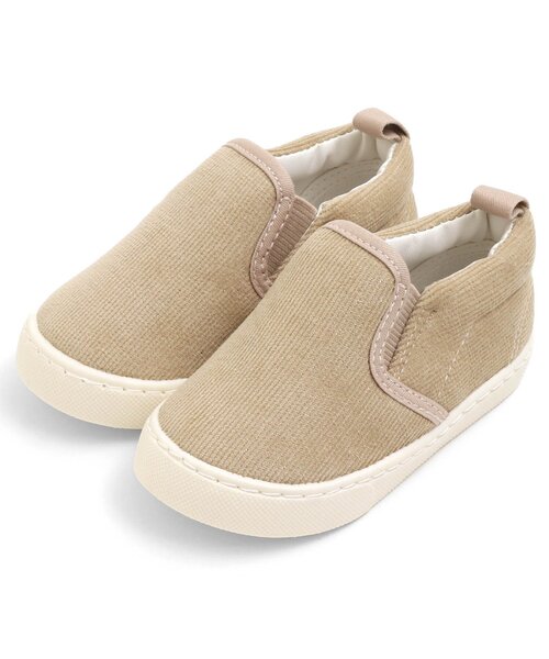 Ampersand（アンパサンド）の「バラエティースリッポン（スリッポン・キッズ・アイボリー/キャメル/ブラック/ダークブラウン/ピンク/グリーン・13/17/18/20/14/16/19/15 ）」の2枚目の写真