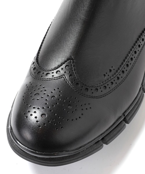 MEN'S BIGI（メンズビギ）の「【HIROSHI TSUBOUCHI×MEN'S BIGI】 サイドゴアブーツ　made in japan（ブーツ・メンズ・ブラック・01/02/03）」の4枚目の写真
