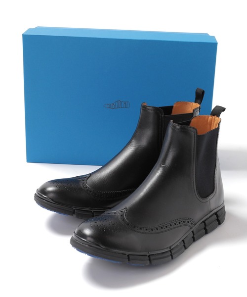 MEN'S BIGI（メンズビギ）の「【HIROSHI TSUBOUCHI×MEN'S BIGI】 サイドゴアブーツ　made in japan（ブーツ・メンズ・ブラック・01/02/03）」の7枚目の写真
