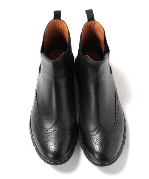 MEN'S BIGI（メンズビギ）の「【HIROSHI TSUBOUCHI×MEN'S BIGI】 サイドゴアブーツ　made in japan（ブーツ・メンズ・ブラック・01/02/03）」の2枚目の写真
