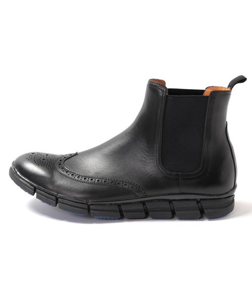 MEN'S BIGI（メンズビギ）の「【HIROSHI TSUBOUCHI×MEN'S BIGI】 サイドゴアブーツ　made in japan（ブーツ・メンズ・ブラック・01/02/03）」の5枚目の写真