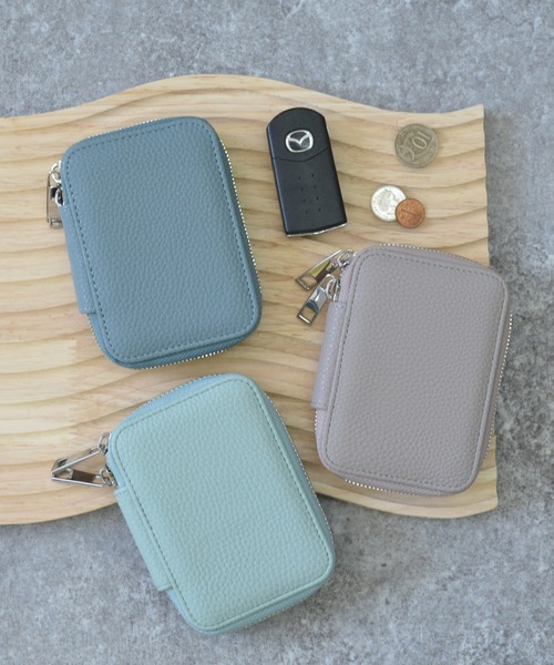 ALTROSE(アルトローズ)の「スマートキー 2個 ダブル スマートキーケース アゲート(キーケース/キーアクセサリー・レディース・ブラック/ブラウン/ブルー/グレー/チャコール/ミント/ピンク・FREE)」の11枚目の写真