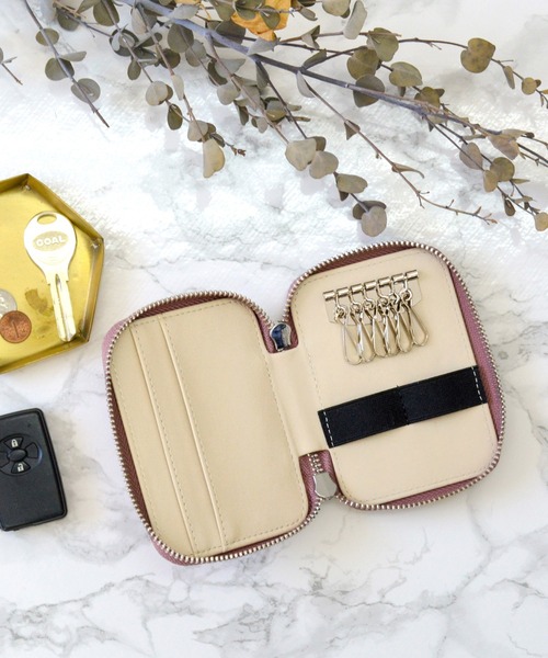 ALTROSE(アルトローズ)の「スマートキー 2個 ダブル スマートキーケース アゲート(キーケース/キーアクセサリー・レディース・ブラック/ブラウン/ブルー/グレー/チャコール/ミント/ピンク・FREE)」の21枚目の写真