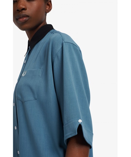 【送料無料】FRED PERRYフレッドペリーのストライプ柄半袖シャツワンピース 楽天市場】FRED PERRY フレッドペリー ワンピース STRIPED SHIRT