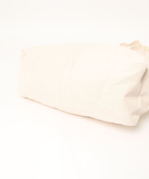 SPINNS(スピンズ)の「ロゴデザインキャンバストートバッグ(トートバッグ・レディース・ホワイト×ブルー/ブルー・ONESIZE)」の4枚目の写真