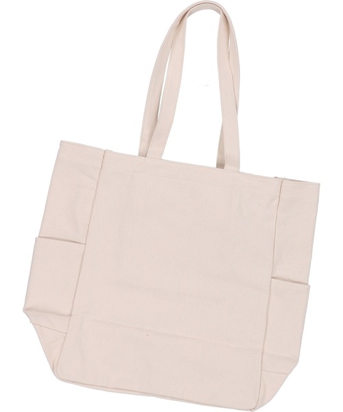 SPINNS(スピンズ)の「ロゴデザインキャンバストートバッグ(トートバッグ・レディース・ホワイト×ブルー/ブルー・ONESIZE)」の7枚目の写真