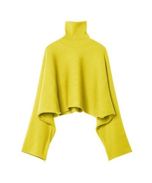 美品 LE CIEL BLEU ルシェルブルー Rib Cropped Knit Tops ドルマン クロップド リブニット プルオーバー 23A61306 36 ブラック レディース 古着 中古 LE CIEL BLEU BLEU(ルシェルブルー) RIB CROPPED KNIT TOPS