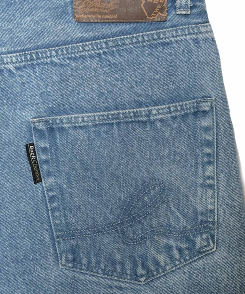 Back Channel(バックチャンネル)の「WASHED BAGGY DENIM(デニムパンツ・メンズ・ブラック/ブルー・MEDIUM/LARGE/X-LARGE)」の5枚目の写真