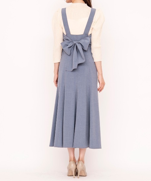 【新品】WILLSELECTION ジャンパースカート WILLSELECTION（ウィルセレクション）の「配色ステッチバック
