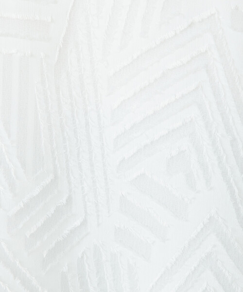 COMME CA ISM（コムサイズム）の「カットジャカード　ブラウス（シャツ/ブラウス・レディース・ホワイト・SMALL/MEDIUM/LARGE）」の13枚目の写真