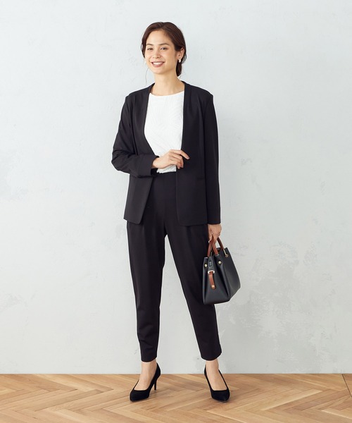 COMME CA ISM（コムサイズム）の「カットジャカード　ブラウス（シャツ/ブラウス・レディース・ホワイト・SMALL/MEDIUM/LARGE）」の5枚目の写真