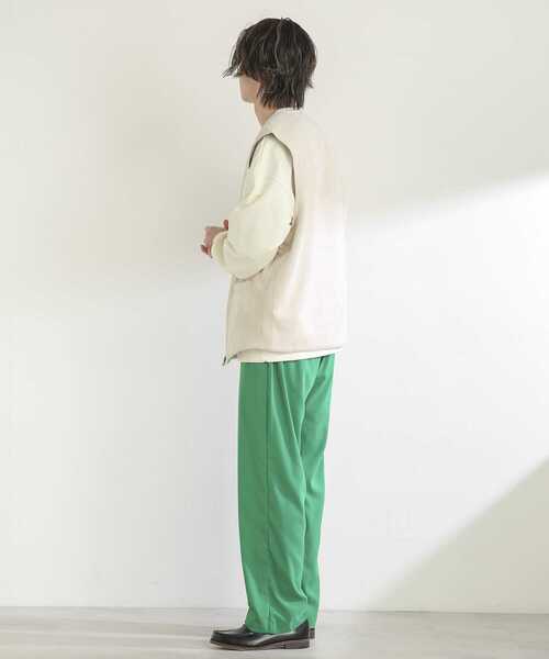 SENSE OF PLACE by URBAN RESEARCH(センスオブプレイスバイアーバンリサーチ)の「エコスエードベスト(その他アウター・メンズ・ブラック/ライトベージュ・MEDIUM/LARGE)」の4枚目の写真