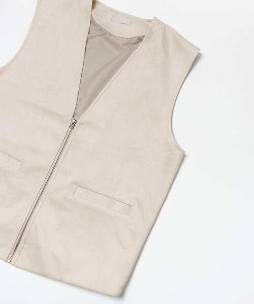 SENSE OF PLACE by URBAN RESEARCH(センスオブプレイスバイアーバンリサーチ)の「エコスエードベスト(その他アウター・メンズ・ブラック/ライトベージュ・MEDIUM/LARGE)」の22枚目の写真