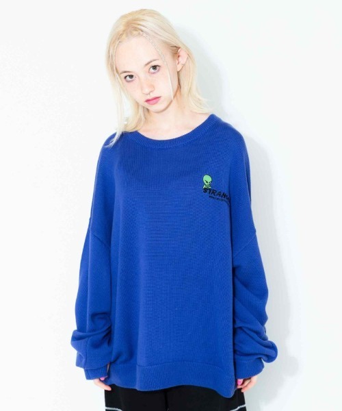 Candy Stripper（キャンディストリッパー）の「PLEASANT INVADER ニット（ニット/セーター・レディース・ブラック/オレンジ/パープル・2）」の13枚目の写真