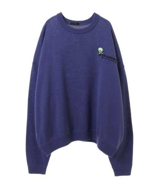 Candy Stripper（キャンディストリッパー）の「PLEASANT INVADER ニット（ニット/セーター・レディース・ブラック/オレンジ/パープル・2）」の18枚目の写真