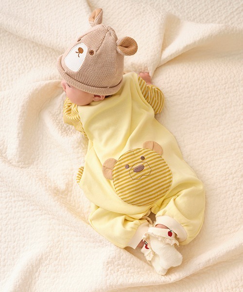 kladskap（クレードスコープ）の「お尻クマ2wayオール（ロンパース