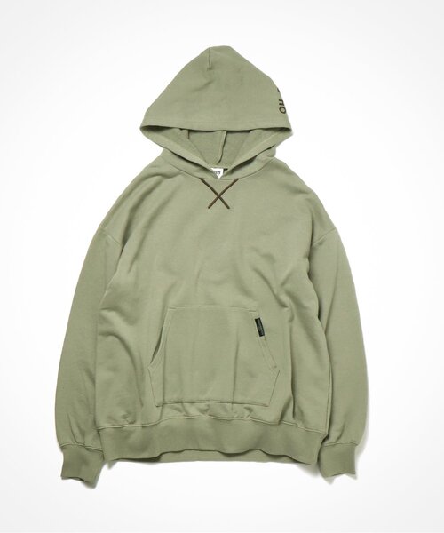 BREEZE by saori（ブリーズバイサオリ）の「WEB限定　フードロゴパーカー 大人用 by saori（パーカー・レディース・ブラック/カーキ/グレー・MEDIUM）」の3枚目の写真