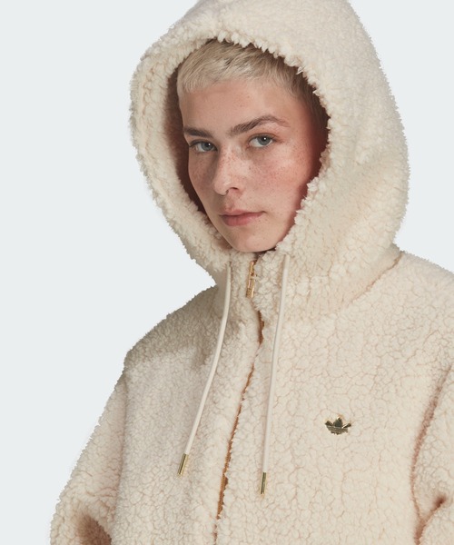 adidas★SHERPA JACKET シェルパ ジャケット レディース AD77 adidas ブルゾン アウター シェルパ ジャケット 「SHERPA JACKET