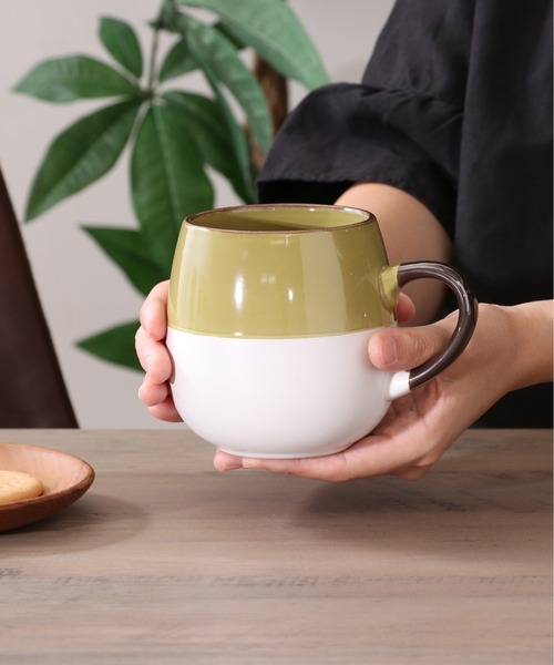 emesuelee（エメスーリー）の「マグ ツートンドロップ 580ml大