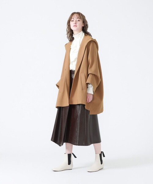 LOVELESS（ラブレス）の「オーバーショートコート（その他アウター・レディース・ホワイト系その他/ベージュ系その他・36）」の3枚目の写真