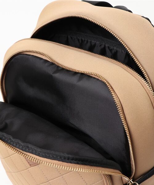 CECIL McBEE（セシルマクビー）の「【CECIL McBEE / セシルマクビー】 QUILTING DAYPACK（バックパック/リュック・レディース・ブラック/ベージュ・FREE）」の5枚目の写真