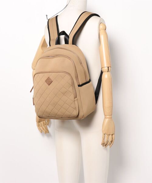 CECIL McBEE（セシルマクビー）の「【CECIL McBEE / セシルマクビー】 QUILTING DAYPACK（バックパック/リュック・レディース・ブラック/ベージュ・FREE）」の6枚目の写真