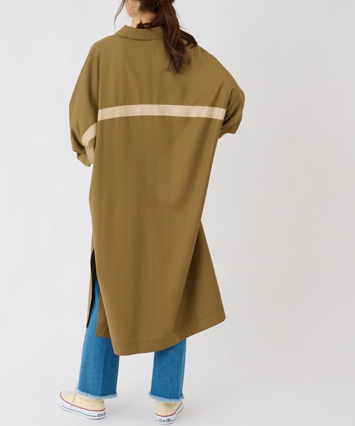 BONbazaar（ボンバザール）の「《360度可愛いアウター》オータムシャツコート（その他アウター・レディース・カーキ/チャコールグレー・FREE）」の11枚目の写真