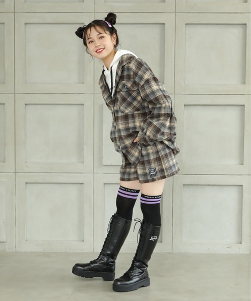 PINKHUNT チェックアウターシャツ 5950K #IG（シャツ/ブラウス