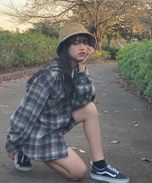 PINKHUNT チェックアウターシャツ 5950K #IG（シャツ/ブラウス