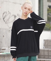 X-girl | CONTRAST LINE RIB TOP(Tシャツ/カットソー)