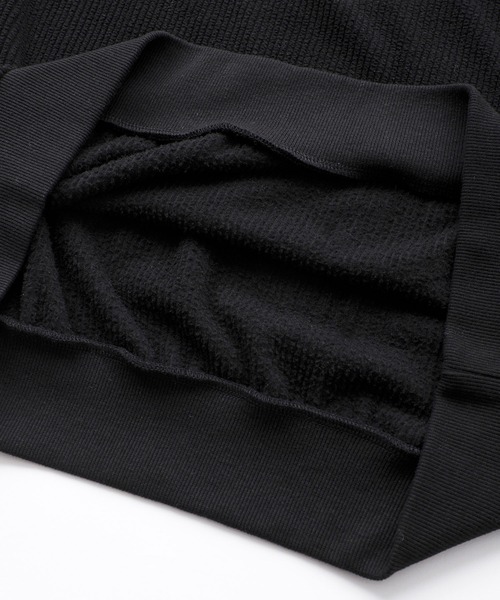 X-girl（エックスガール）の「CONTRAST LINE RIB TOP（Tシャツ/カットソー・レディース・ブルー/ブラック/ホワイト・M/S）」の12枚目の写真