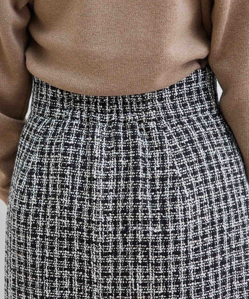 ROPE' PICNIC（ロペピクニック）の「ツイードアイラインスカート（スカート・レディース・ブラック/サックスブルー・40/38/36）」の9枚目の写真